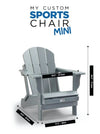 Personalized Name BGSU Folding Adirondack MINI Chair