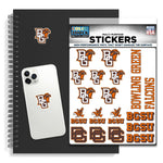 Multi-Design BGSU Sticker Sheet