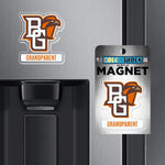 Acrylic BGSU Peekaboo Grandparent Magnet