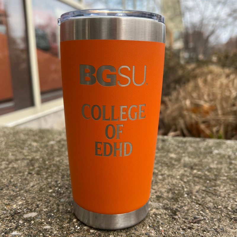 BGSU EDHD 20oz Orange Tumbler