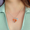 FTH Amara Heart Peekaboo Necklace