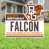 Happy Birthday Falcon Yard Sign