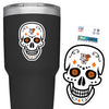 CDI Durable Skull Sticker
