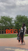 Personalized Name BGSU Folding Adirondack MINI Chair