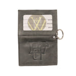 MCM Peekaboo Black Leather Snap ID Holder