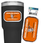 CDI Durable B.G.S.U Orange Rounded Sticker