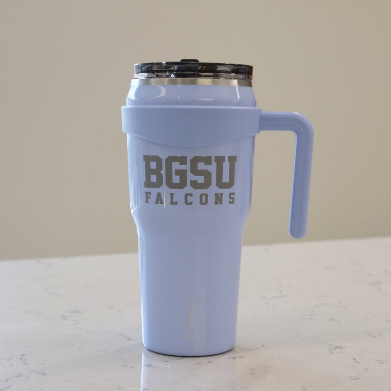 Spirit BGSU Hydrapeak 40oz Powder Blue Tumbler