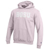 Champion BGSU Youth Powerblend Hoodie Lilac Pink