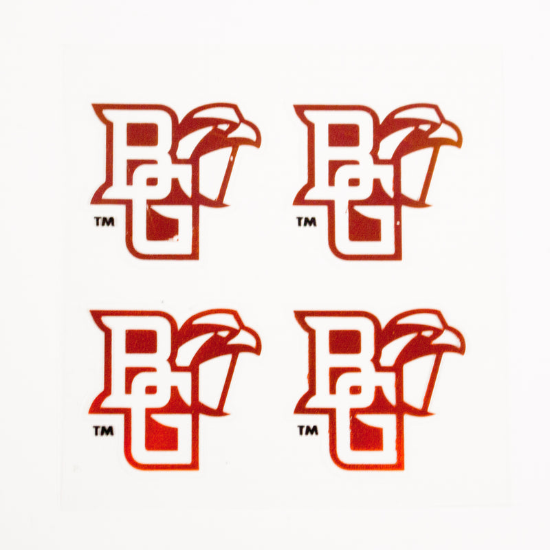 BGSU Metallic Tattoo 4-Pack