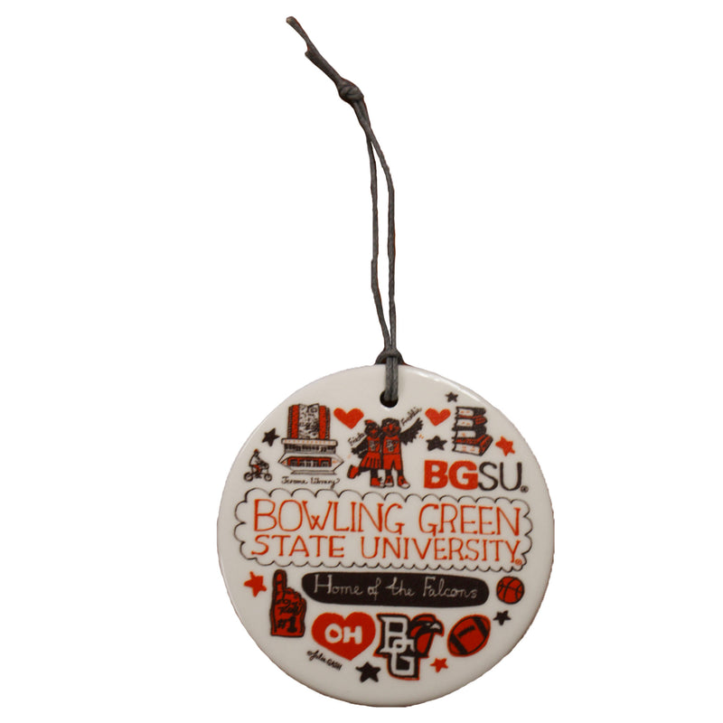 Julia Gash BGSU Circle Ornament